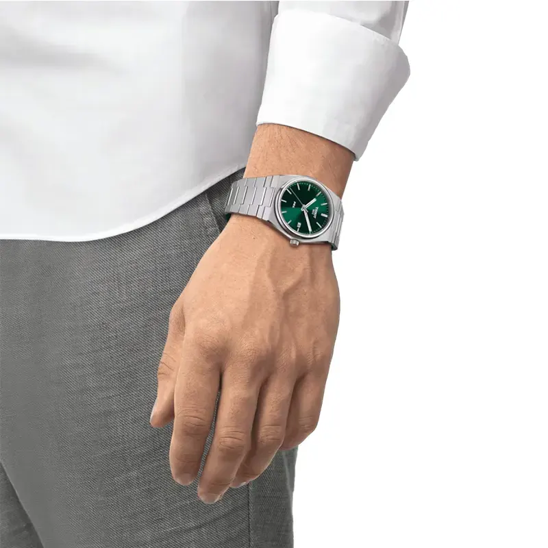 Tissot PRX Men’s Green Dial Watch | T137.410.11.091.00